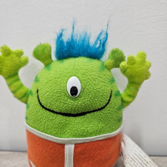 MerryMakers Aliens Love Underpants Plush Doll Green Blue #1606 Story Time Play - Picture 2 of 6